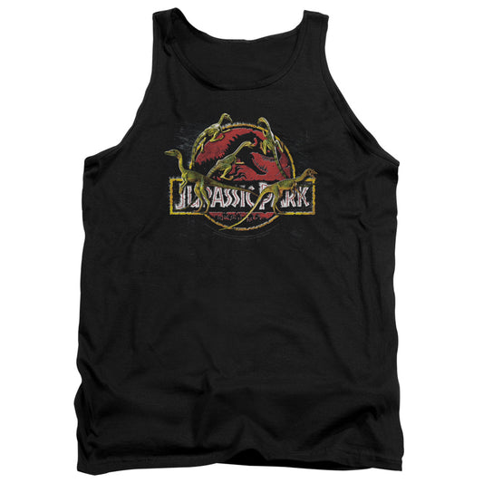 Jurassic Park Something Has Survived Mens Tank Top Shirt Black