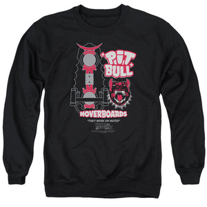 Back To The Future II Pit Bull Mens Crewneck Sweatshirt Black