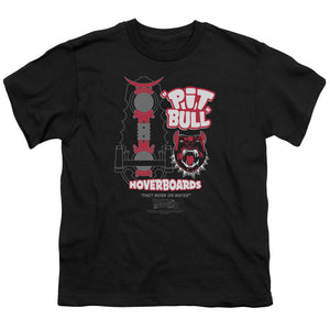 Back To The Future II Pit Bull Kids Youth T Shirt Black
