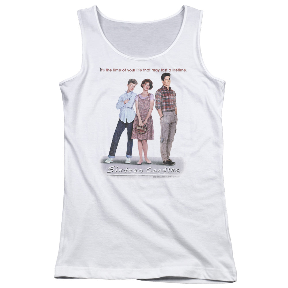 Sixteen Candles Poster Womens Tank Top Shirt White