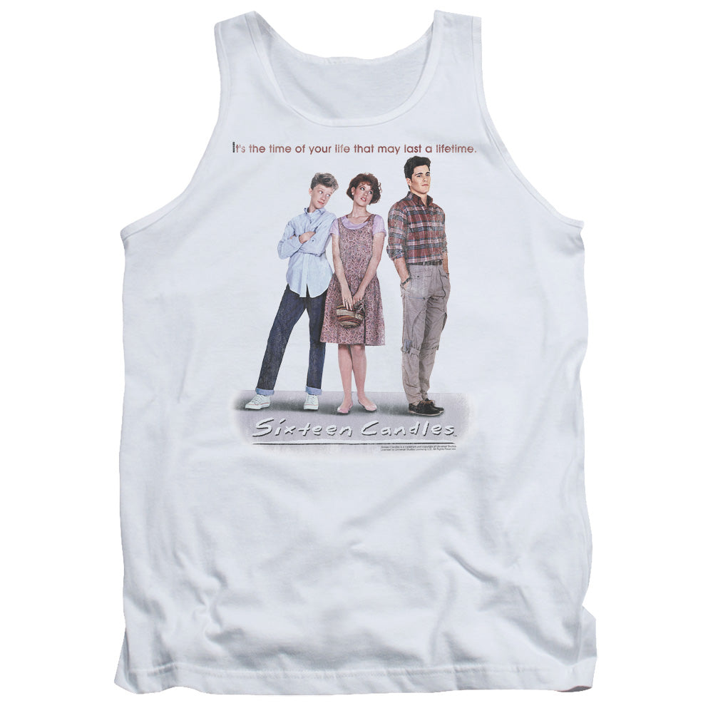 Sixteen Candles Poster Mens Tank Top Shirt White