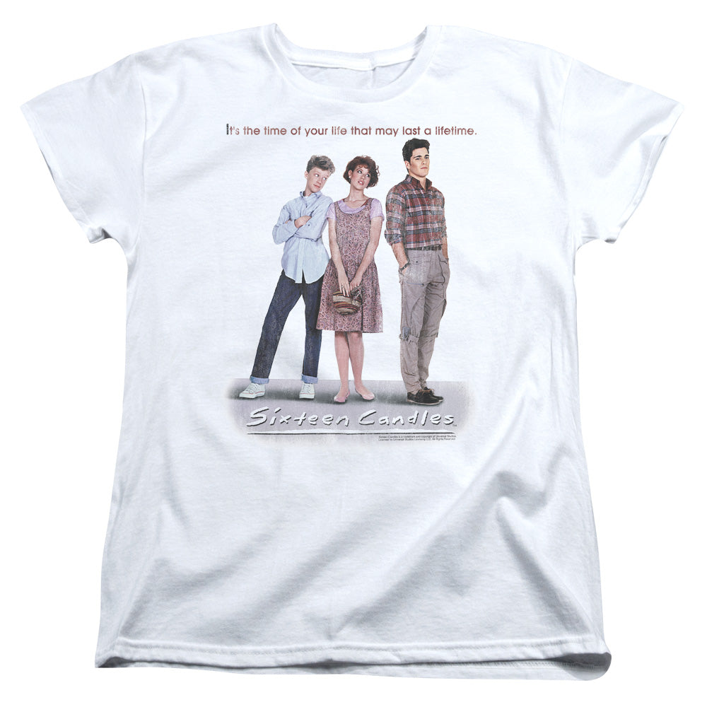 Sixteen Candles Poster Womens T Shirt White