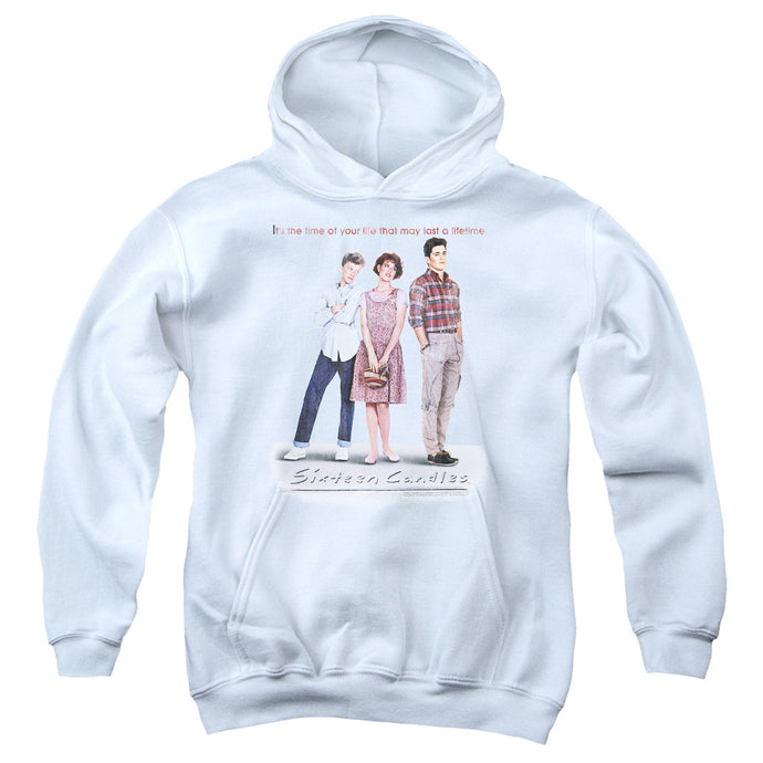 Sixteen Candles Poster Kids Youth Hoodie White