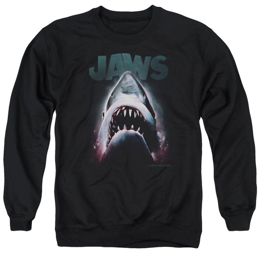 Jaws Terror In The Deep Mens Crewneck Sweatshirt Black