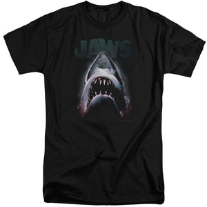 Jaws Terror In The Deep Mens Tall T Shirt Black