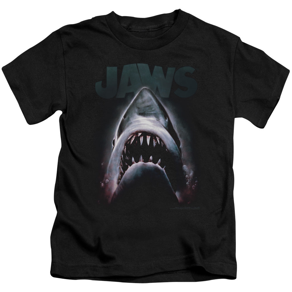 Jaws Terror In The Deep Juvenile Kids Youth T Shirt Black