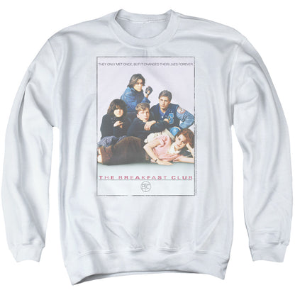 Breakfast Club BC Poster Mens Crewneck Sweatshirt White