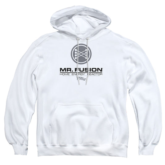 Back To The Future Ii Mr. Fusion Logo Mens Hoodie White White