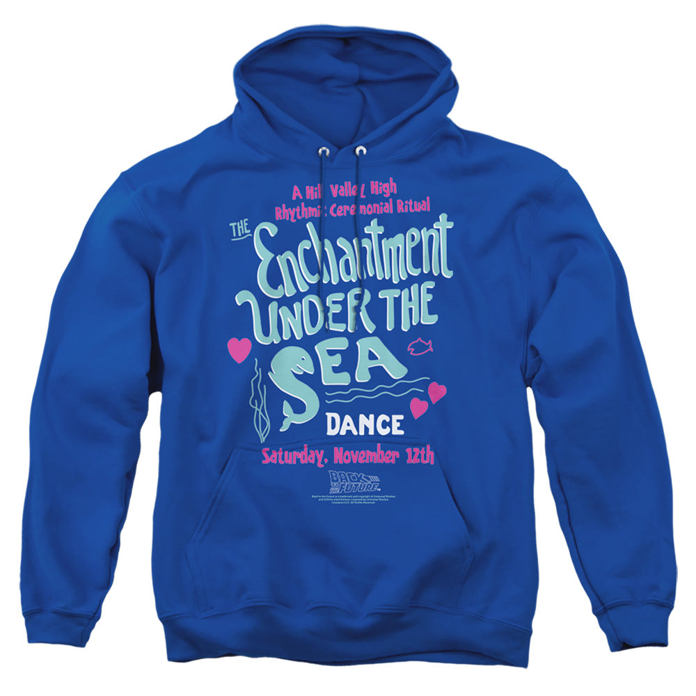 Back To The Future Under The Sea Mens Hoodie Royal Blue