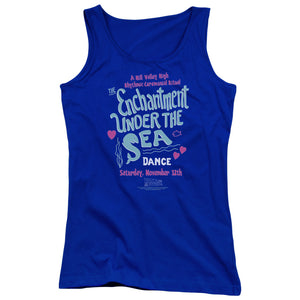 Back To The Future III Under The Sea Womens Tank Top Shirt Royal Blue