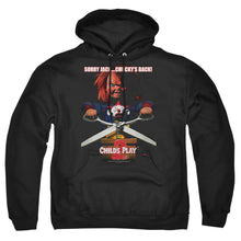 Load image into Gallery viewer, Childs Play 2 Chuckys Back Mens Hoodie Black