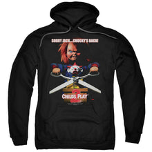 Load image into Gallery viewer, Childs Play 2 Chuckys Back Mens Hoodie Black