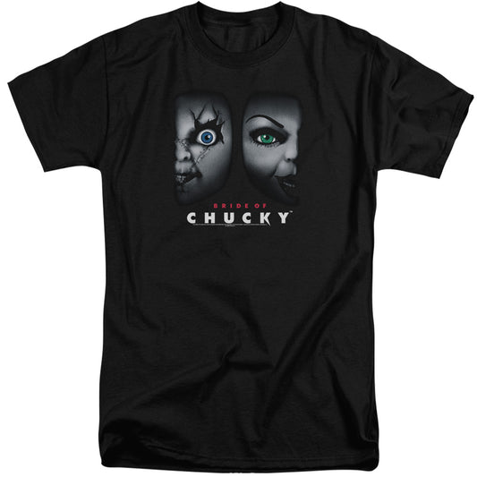 Bride Of Chucky Happy Couple Mens Tall T Shirt Black