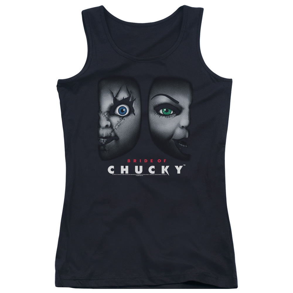 Bride Of Chucky Happy Couple Womens Tank Top Shirt Black