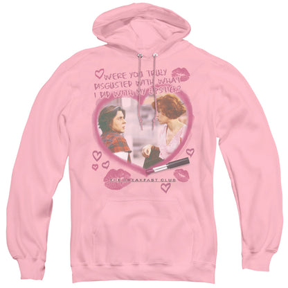 Breakfast Club Lipstick Mens Hoodie Pink