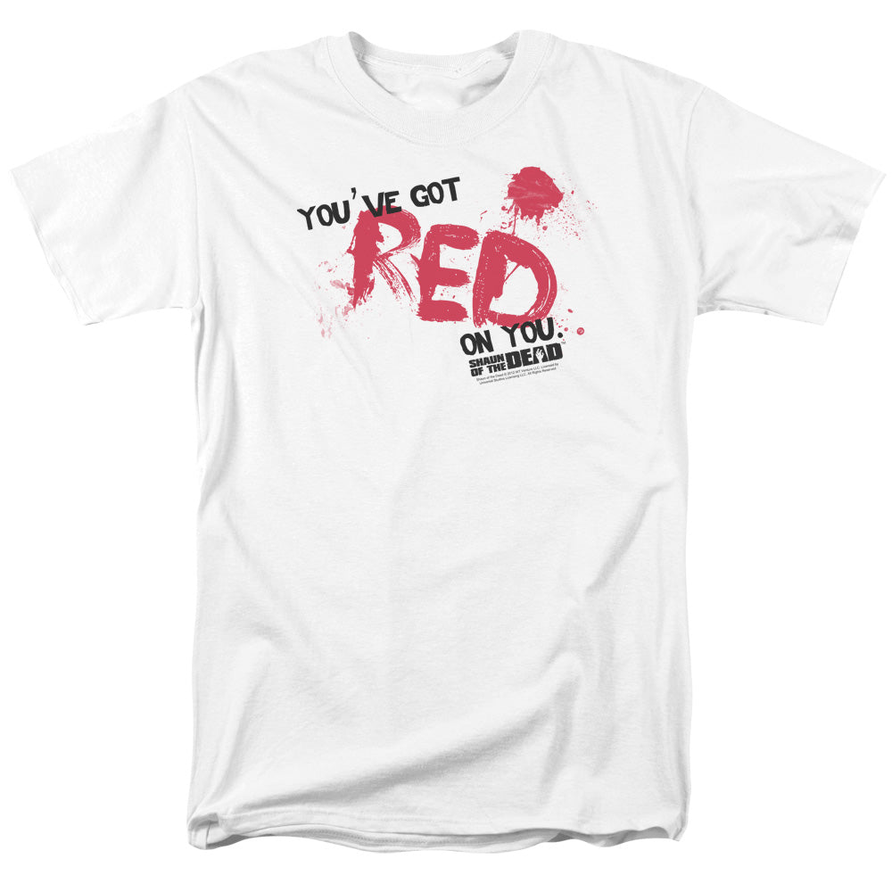 Shaun Of The Dead Red On You Mens T Shirt White