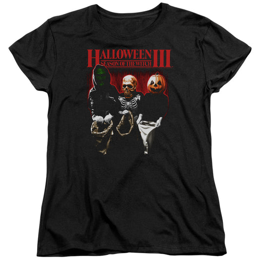 Halloween III Trick Or Treat Womens T Shirt Black