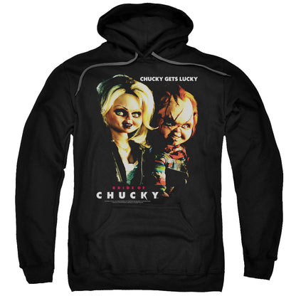 Bride Of Chucky Chucky Gets Lucky Mens Hoodie Black