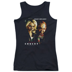 Bride Of Chucky Chucky Gets Lucky Womens Tank Top Shirt Black
