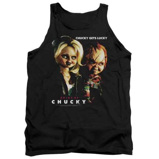 Bride Of Chucky Chucky Gets Lucky Mens Tank Top Shirt Black