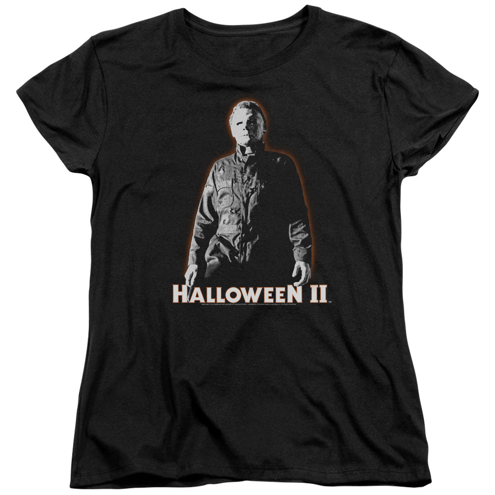 Halloween II Michael Myers Womens T Shirt Black