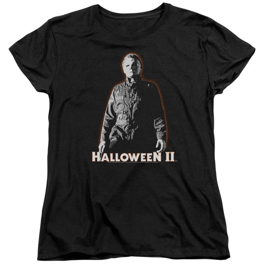 Halloween II Michael Myers Womens T Shirt Black