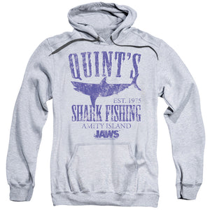 Jaws Quints Mens Hoodie Athletic Heather