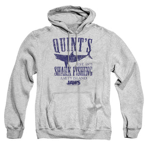 Jaws Quints Mens Hoodie Athletic Heather