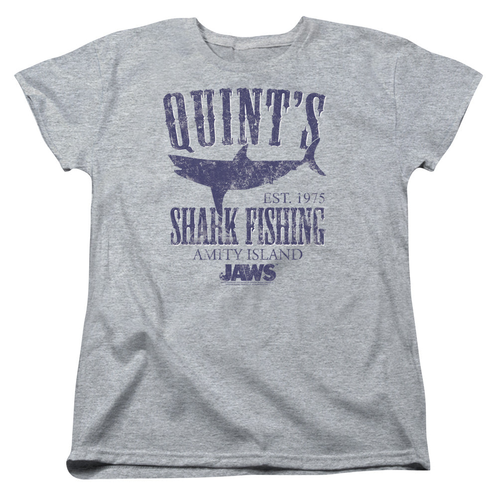 Jaws Quints Womens T Shirt Athletic Heather