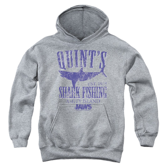 Jaws Quints Kids Youth Hoodie Athletic Heather