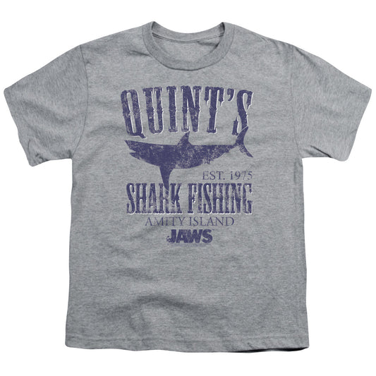 Jaws Quints Kids Youth T Shirt Athletic Heather