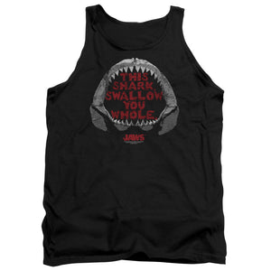 Jaws This Shark Mens Tank Top Shirt Black