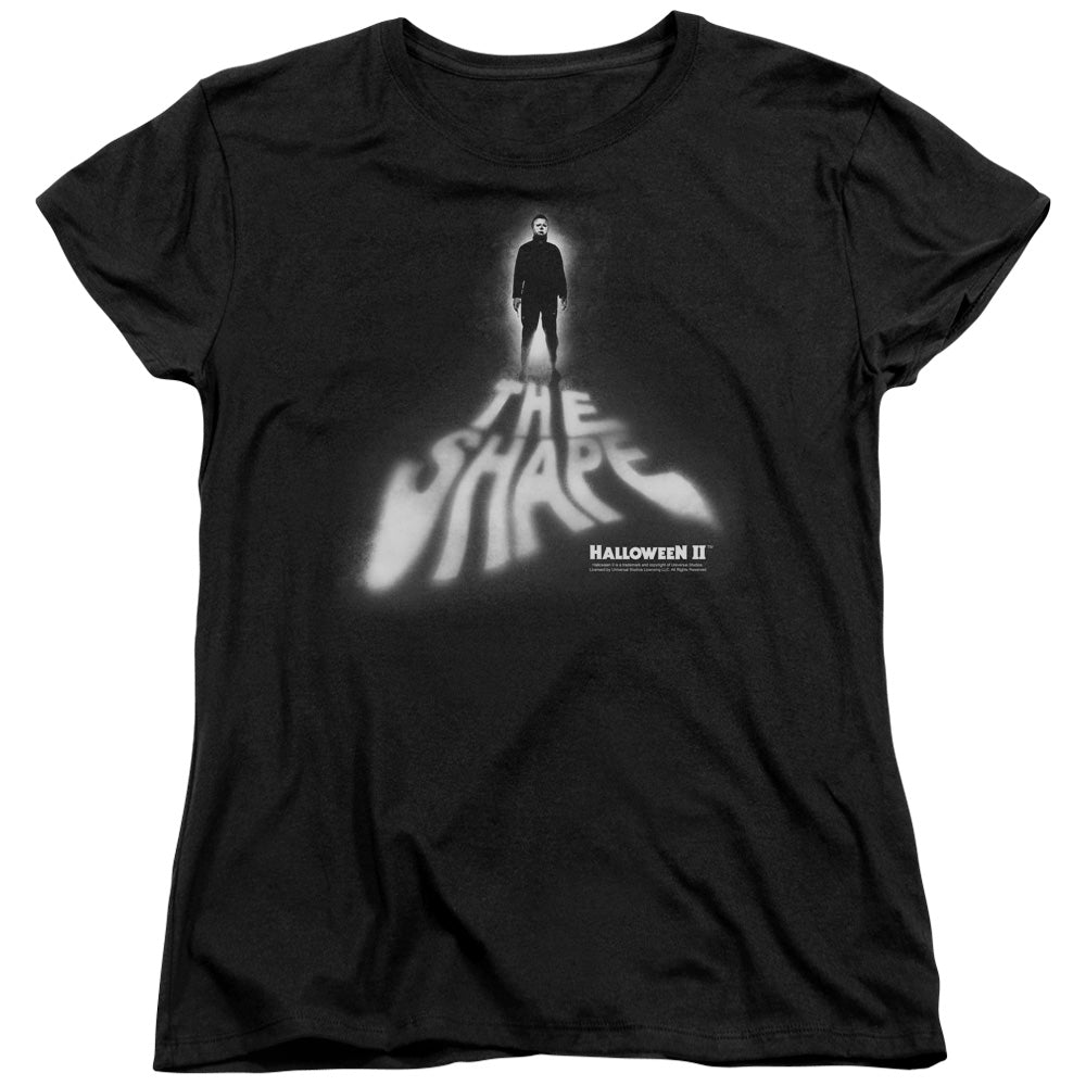 Halloween II The Shape Womens T Shirt Black