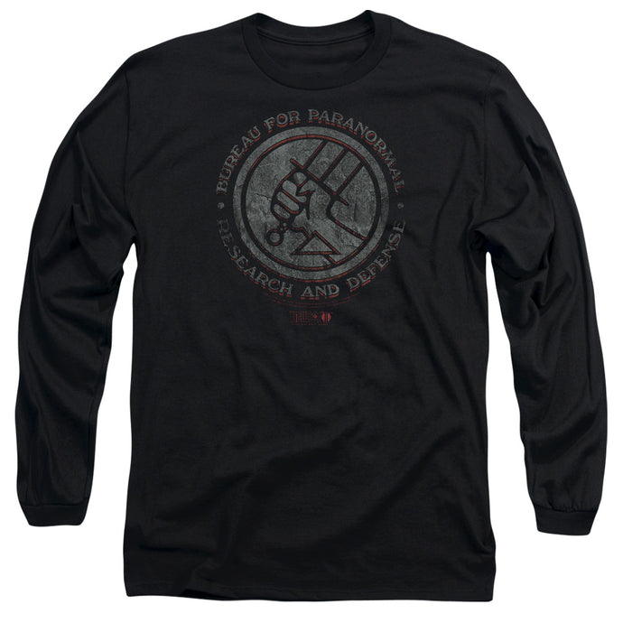 Hellboy II Bprd Stone Mens Long Sleeve Shirt Black