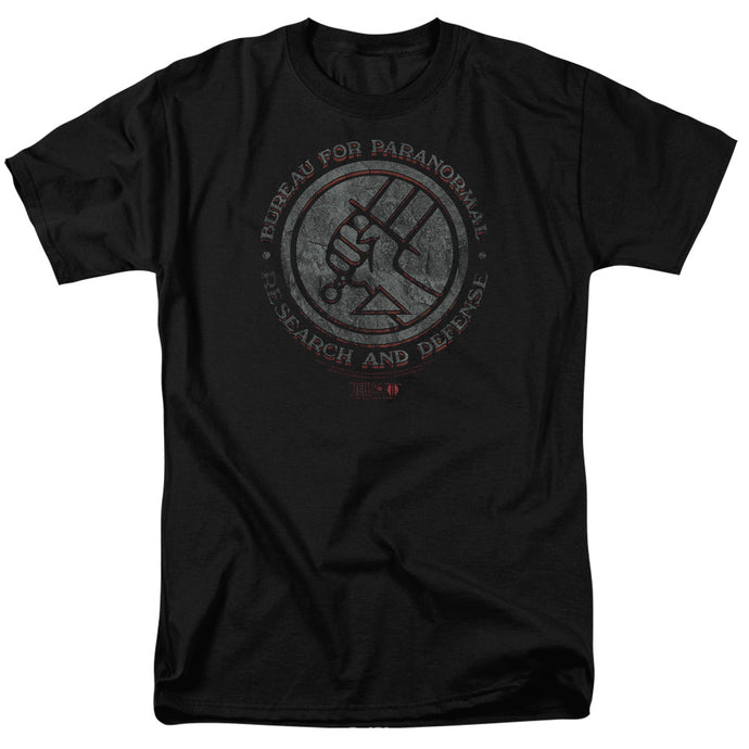 Hellboy II Bprd Stone Mens T Shirt Black