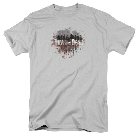 Dawn Of The Dead Creeping Shadows Mens T Shirt Silver