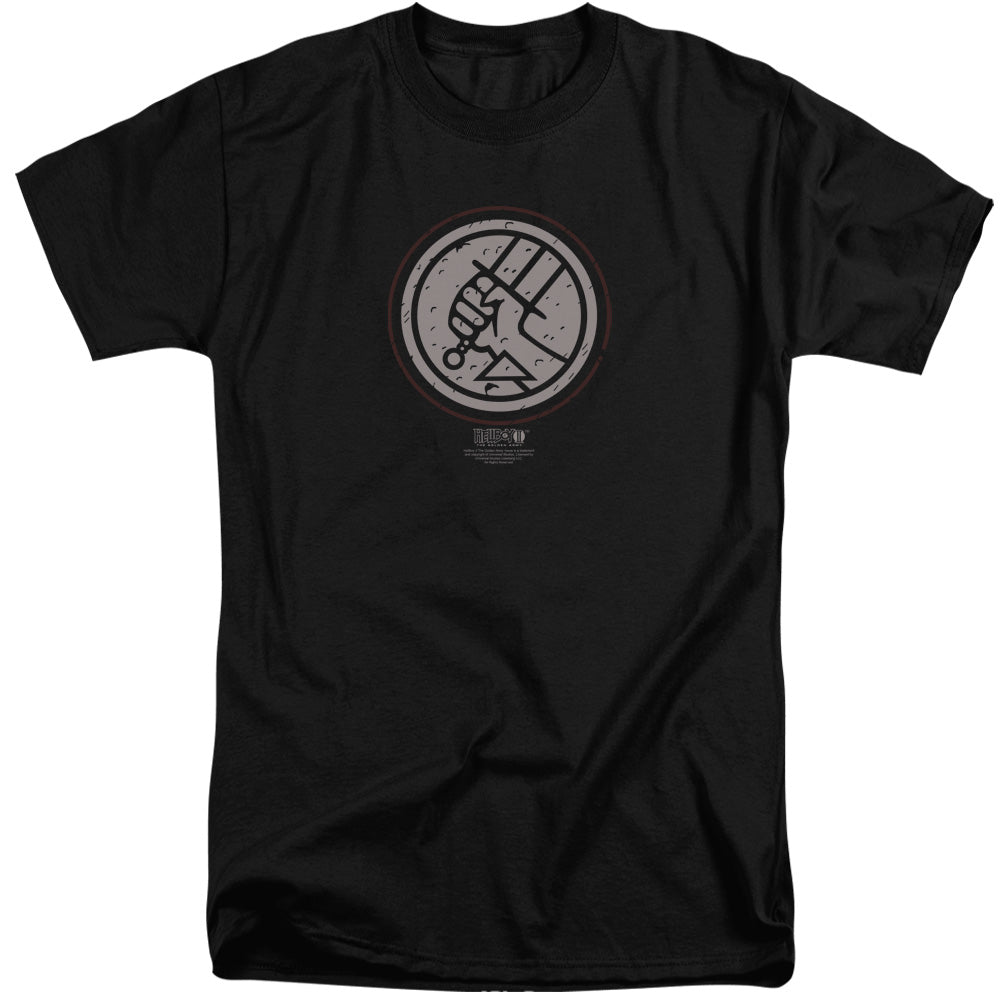 Hellboy Ii Mignola Style Logo Mens Tall T Shirt Black