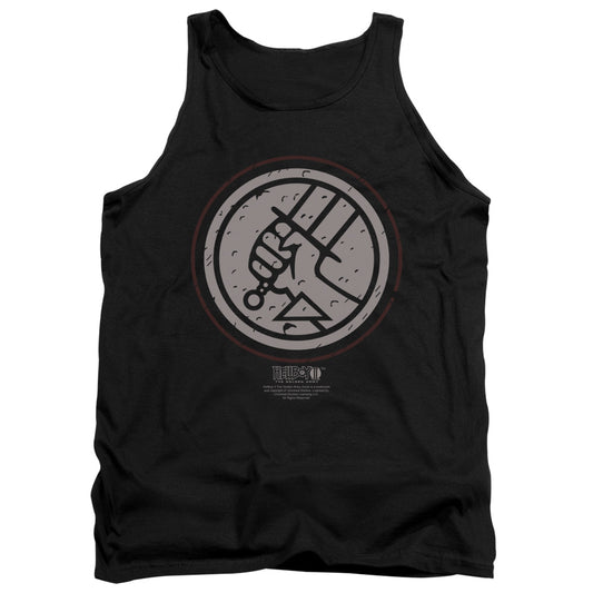 Hellboy II Mignola Style Logo Mens Tank Top Shirt Black