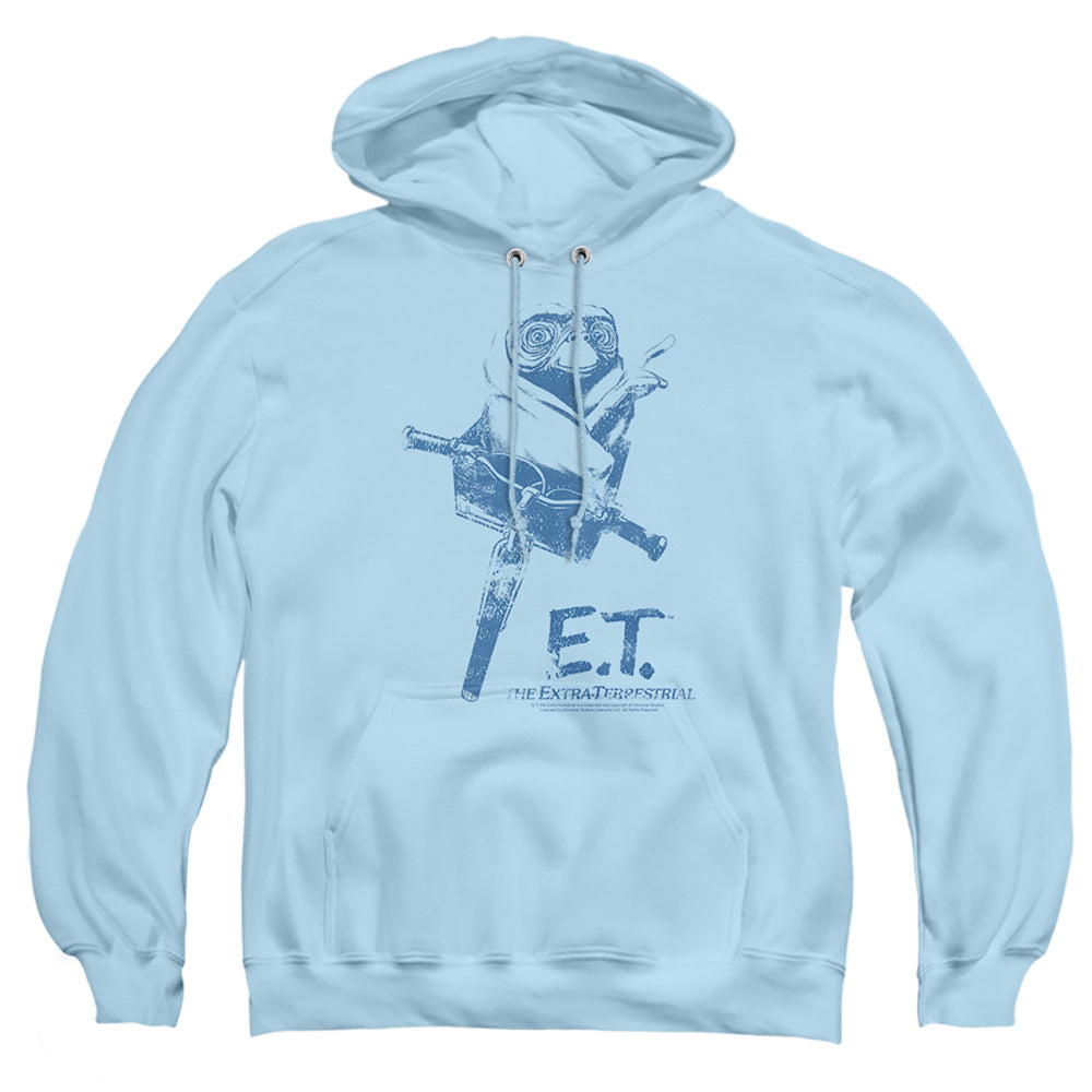 Et Bike Mens Hoodie Light Blue Light Blue