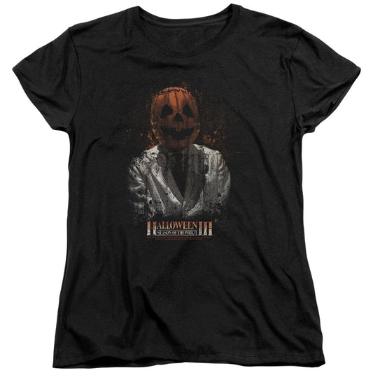 Halloween III H3 Scientist Womens T Shirt Black