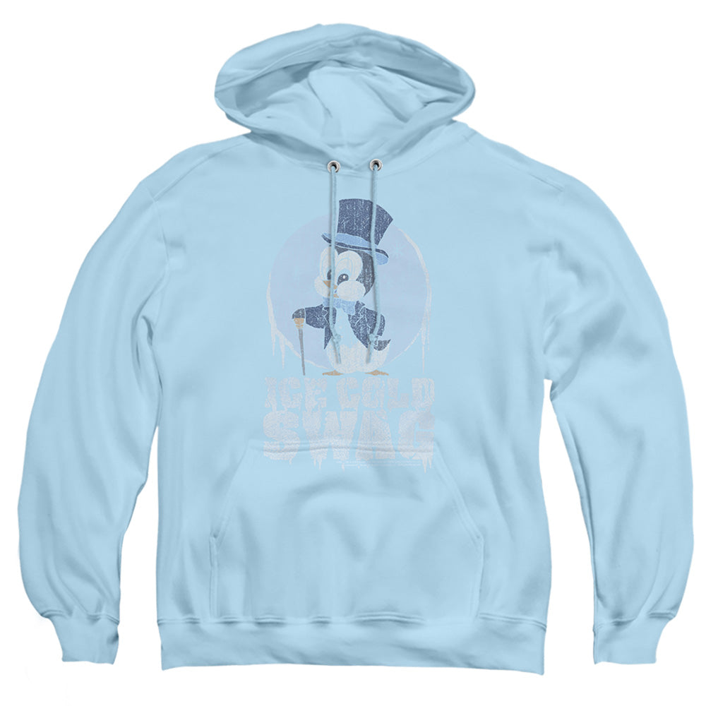 Chilly Willy Ice Cold Mens Hoodie Light Blue Light Blue