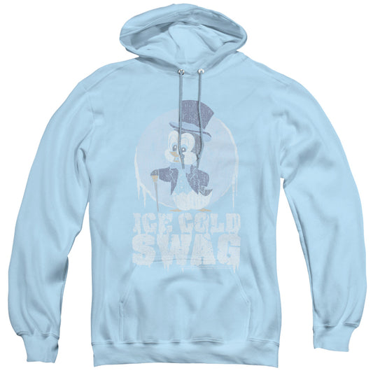 Chilly Willy Ice Cold Mens Hoodie Light Blue