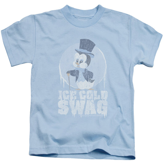 Chilly Willy Ice Cold Juvenile Kids Youth T Shirt Light Blue