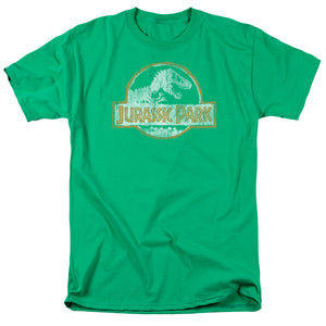 Jurassic Park Jp Orange Mens T Shirt Kelly Green