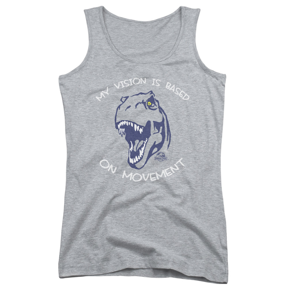 Jurassic Park My Vision Womens Tank Top Shirt Athletic Heather