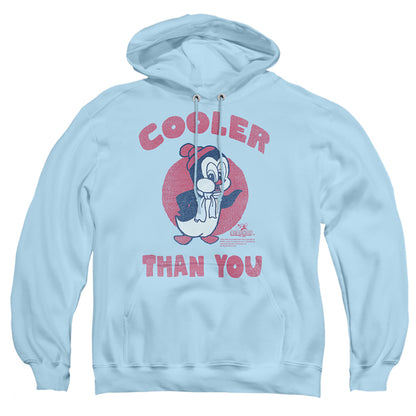 Chilly Willy Cooler Than You Mens Hoodie Light Blue Light Blue