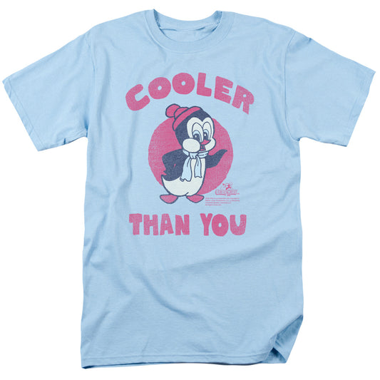 Chilly Willy Cooler Than You Mens T Shirt Light Blue Light Blue