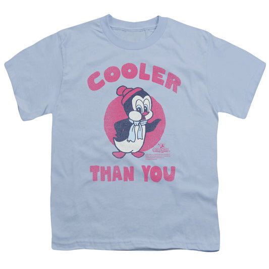 Chilly Willy Cooler Than You Kids Youth T Shirt Light Blue