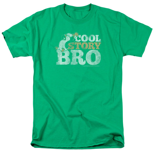 Chilly Willy Cool Story Mens T Shirt Kelly Green Kelly Green