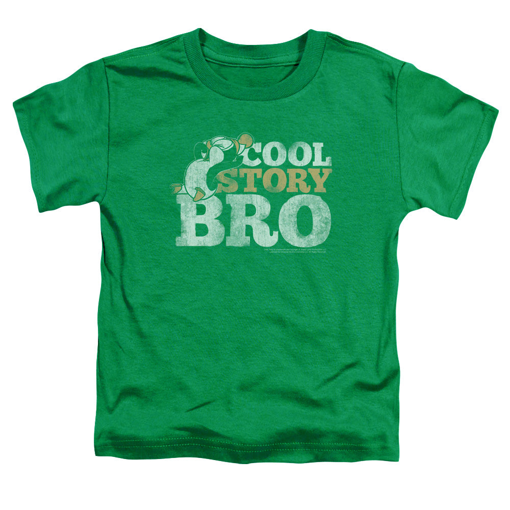 Chilly Willy Cool Story Toddler Kids Youth T Shirt Kelly Green